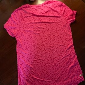 Danskin Speckled and Pink Semi-fitted Active Shirt